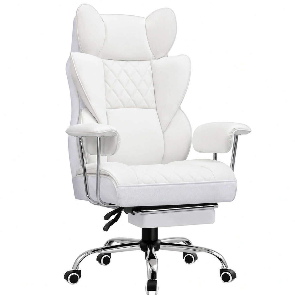 Bureau, réglable, coloris blanc, pour l’espace de travail