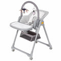 Chaise longue, pliable, réglable, coloris gris, pour la terrasse ou le jardin