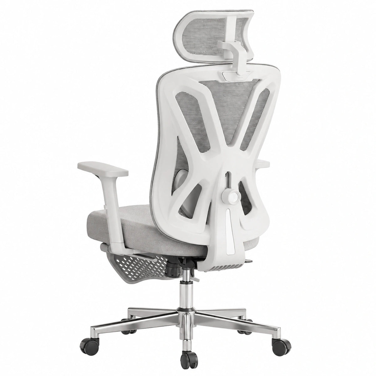 Bureau, réglable, coloris blanc, pour l’espace de travail