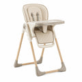 Chaise, en similicuir, pliable, coloris blanc et crème, pour la salle à manger ou la cuisine