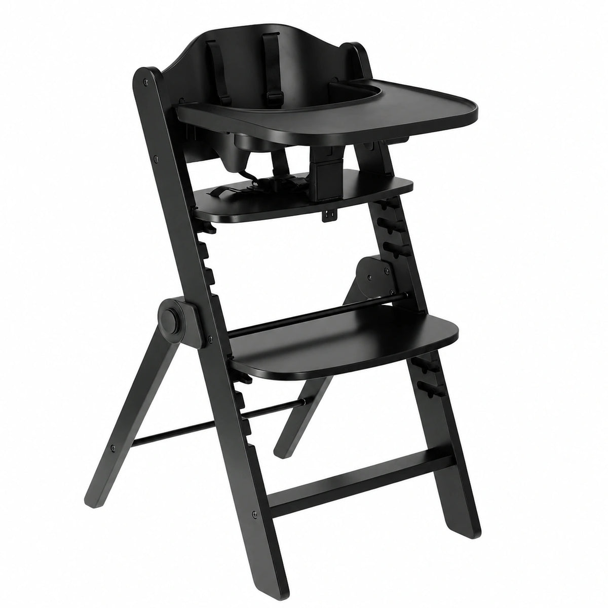 Chaise, pliable, réglable, coloris noir, pour la salle à manger ou la cuisine