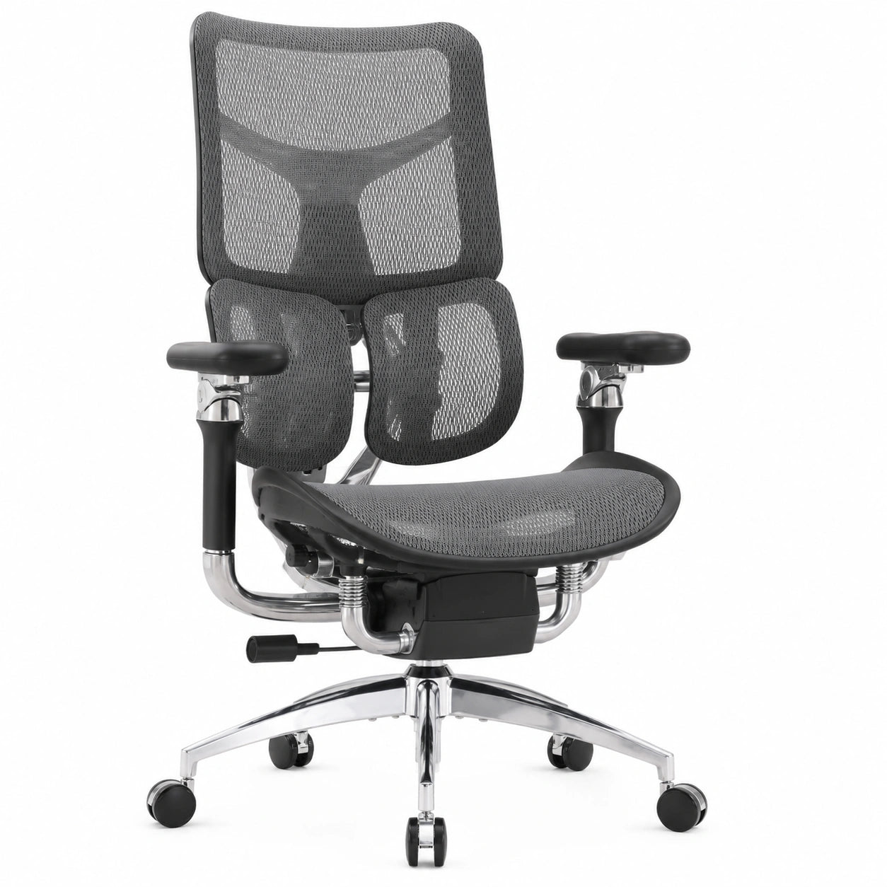 Bureau, en velours, coloris noir et anthracite, pour l’espace de travail