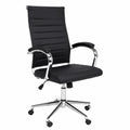 Bureau, en cuir, pivotant, coloris noir, pour l’espace de travail