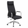 Bureau, en cuir, coloris noir, pour l’espace de travail