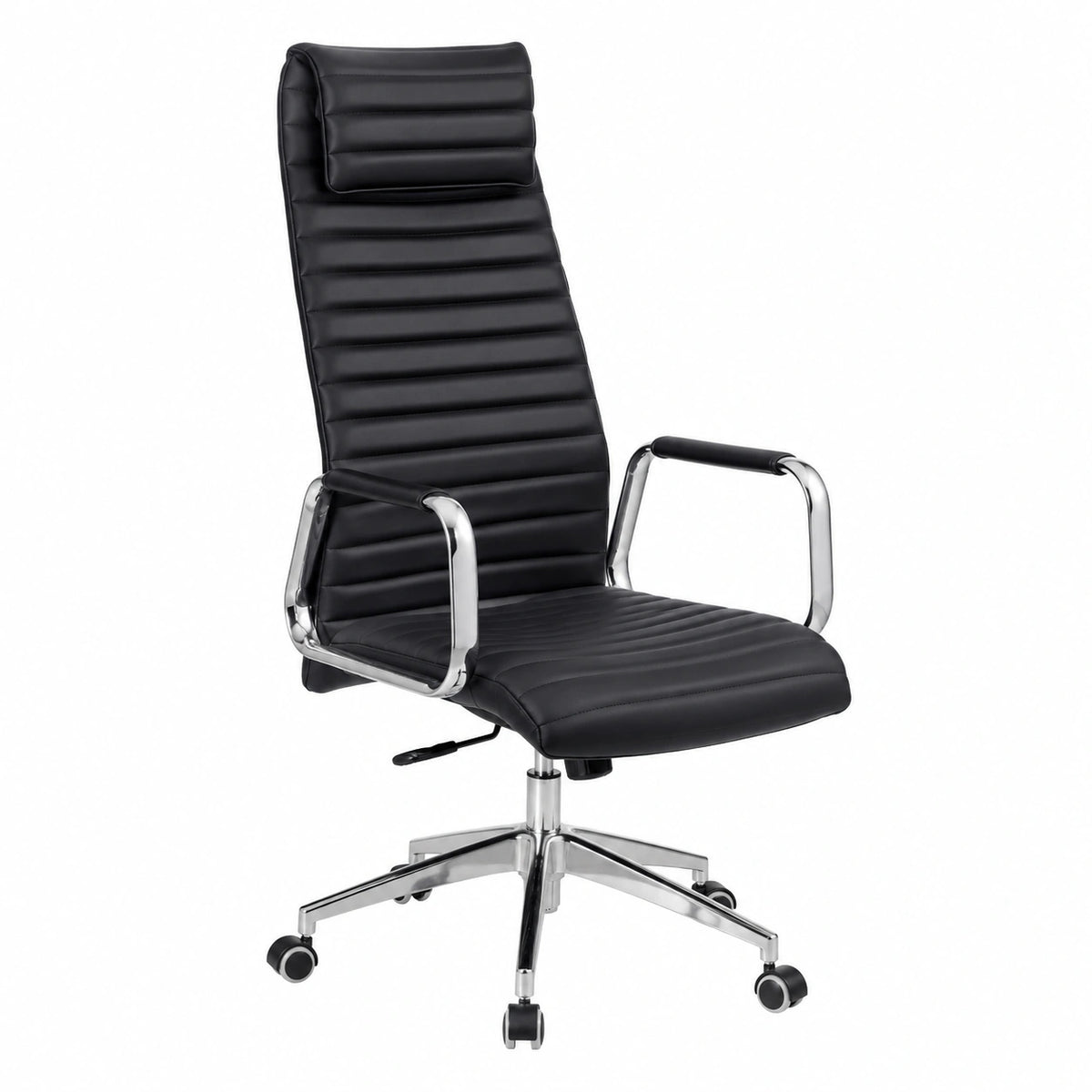 Bureau, en cuir, coloris noir, pour l’espace de travail