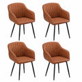 Bureau, en cuir, rembourré, coloris marron, pour l’espace de travail